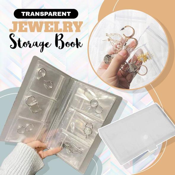 Schmuck-Aufbewahrungsbuch – Transparentes Reiseetui mit Schutzsystem