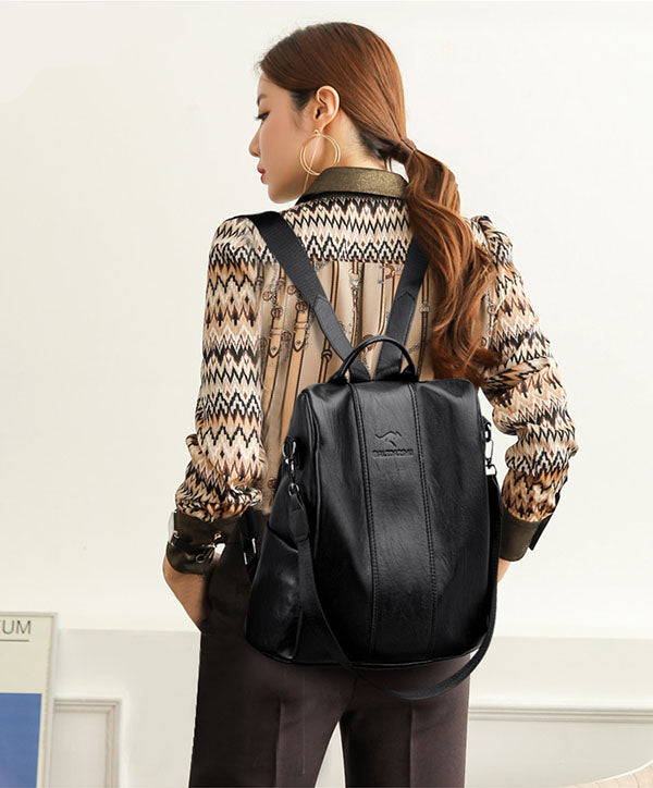 VintageVogue™ | Damen Vintage Lederrucksack