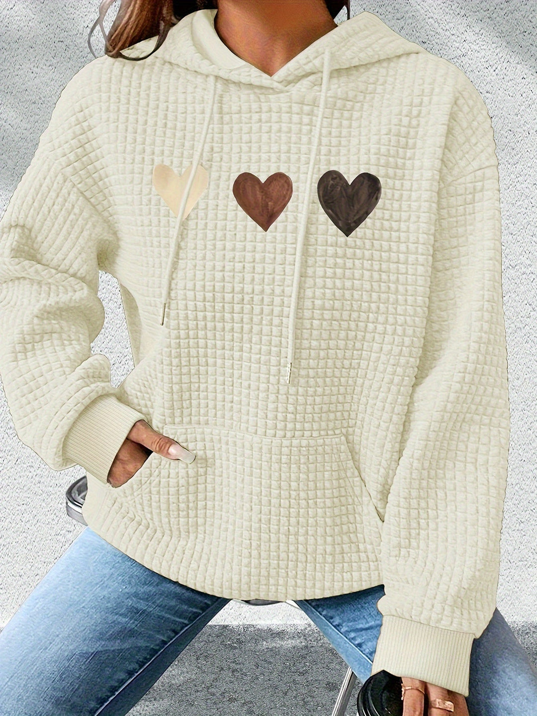 Urmela – Lässiger Polyester Kapuzenpullover Mit Taschen