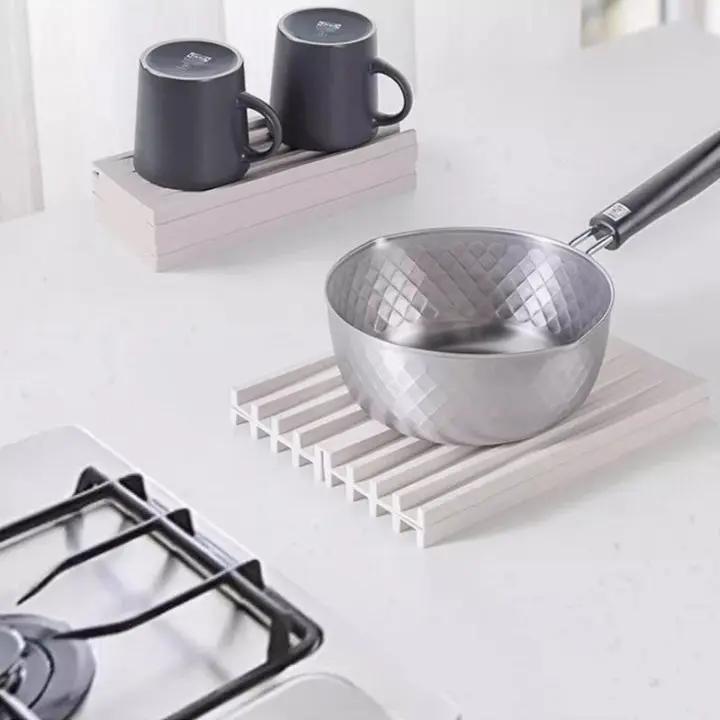 WaterDrain – Faltbare Silikonmatte zum Trocken- und Schutzhalten von Arbeitsflächen