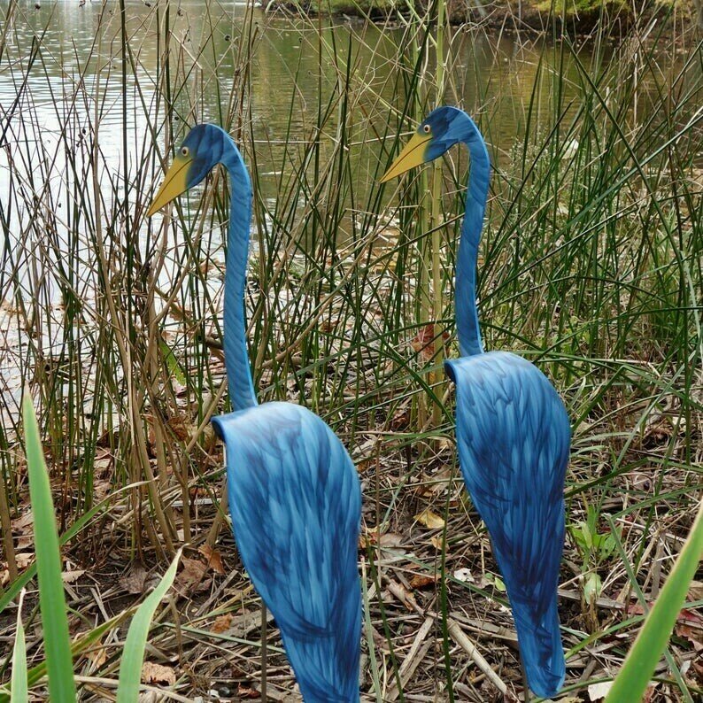 WhirlWing™ - Tanzende Vögel Garten Metall Kunst