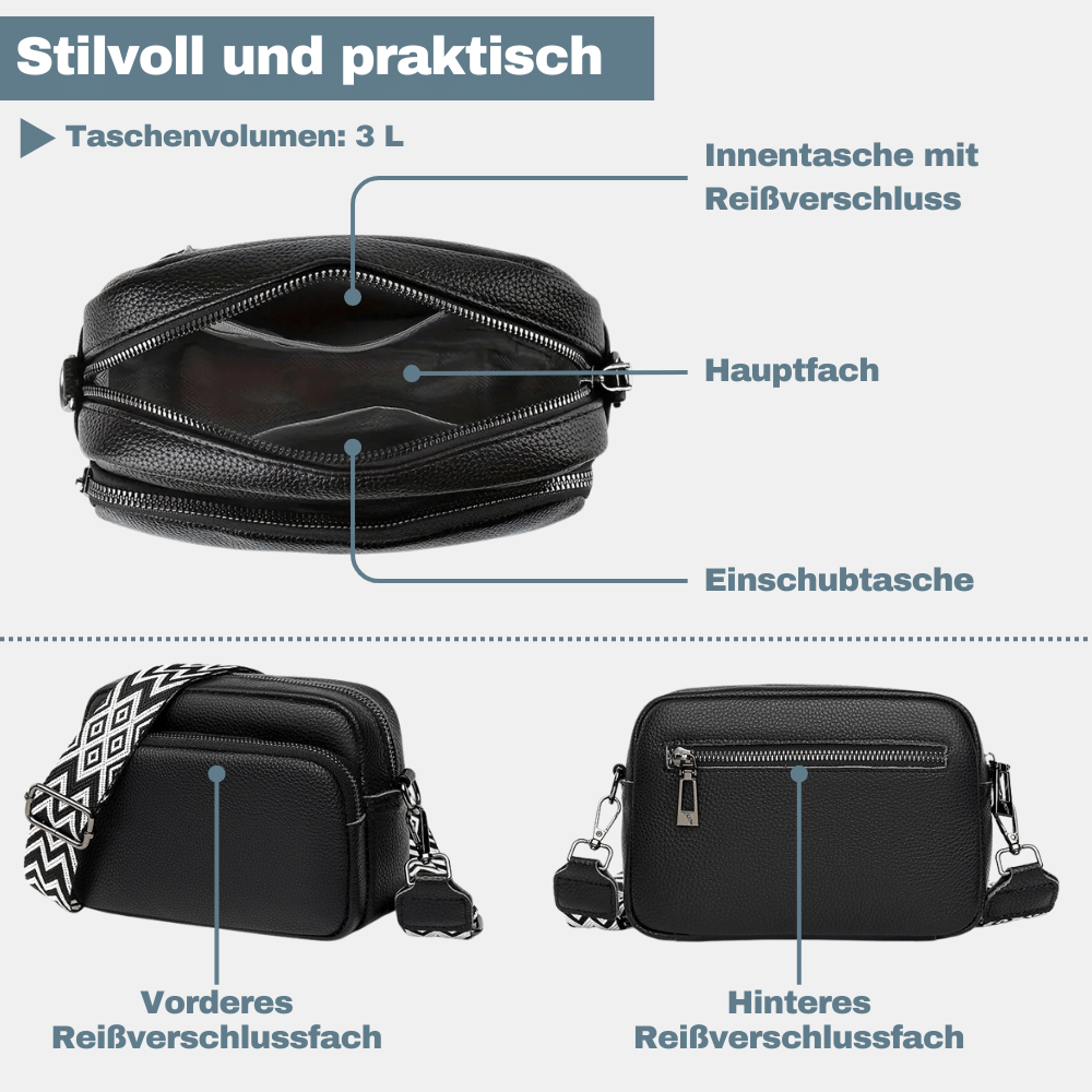 MiraBag™ - Premium-Leder-Schultertasche