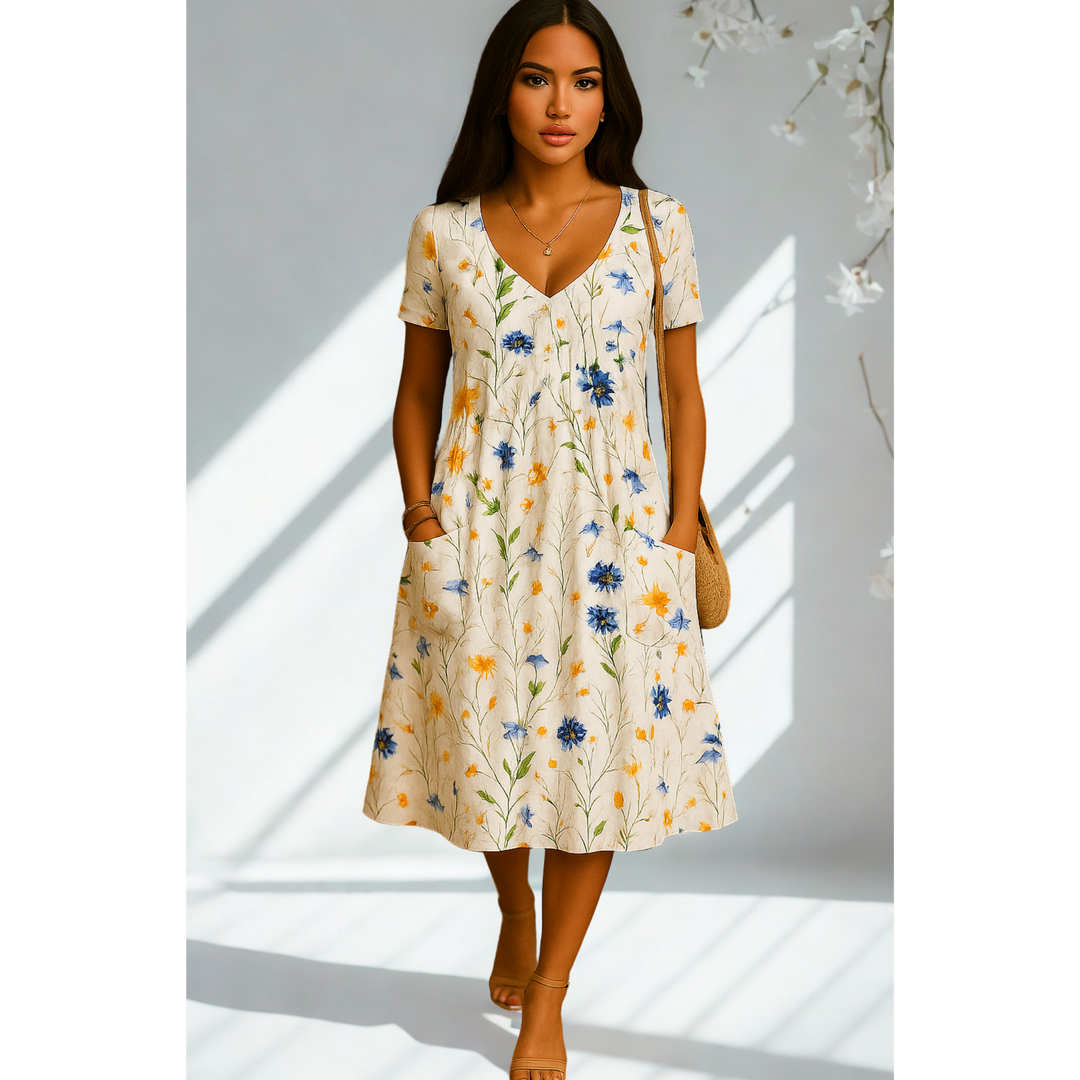 Hanna - Wunderschönes Midi-Kleid