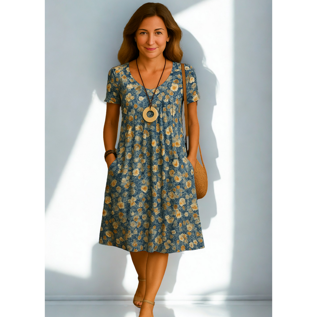 Hanna - Wunderschönes Midi-Kleid