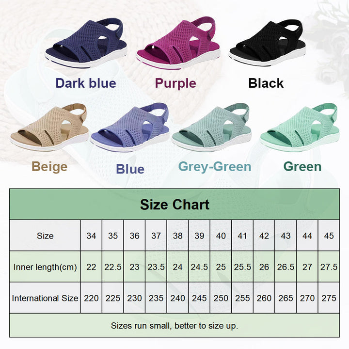 OrthoBreeze Damen-Sandalen – Atmungsaktiver Komfort & orthopädische Unterstützung für jeden Schritt
