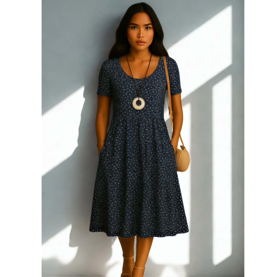 Hanna - Wunderschönes Midi-Kleid