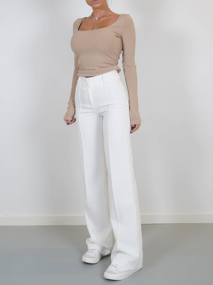 Sophia™ | Ausgestellte Hose mit hoher Taille