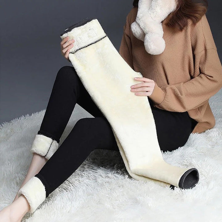 WoolyComfort™ Lammfell Gefütterte Winter-Leggings (1+1 KOSTENLOS)