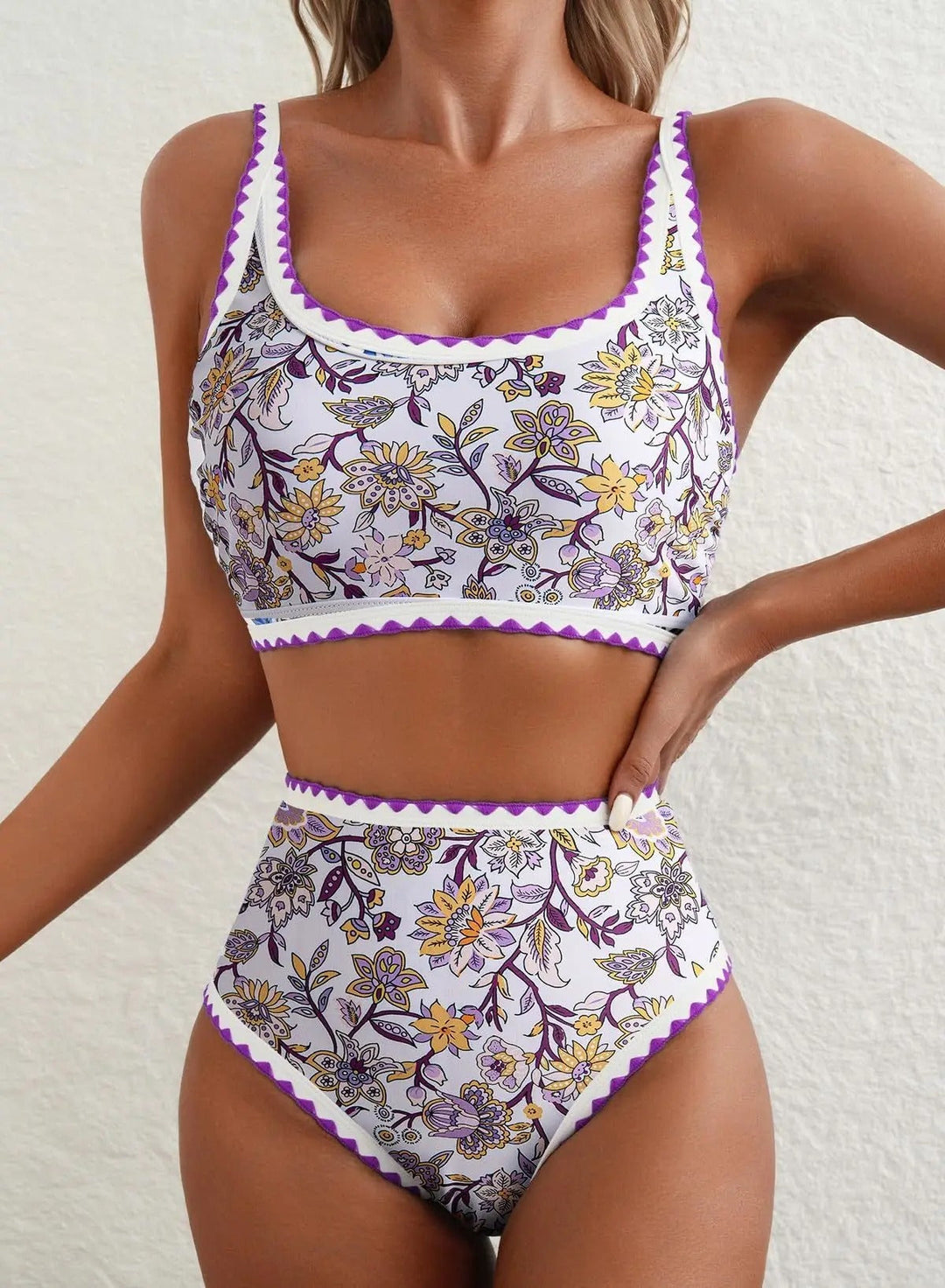 Kerstin - Hochtailliertes Bikini-Set | Figurformend, Stützend, Stylisch
