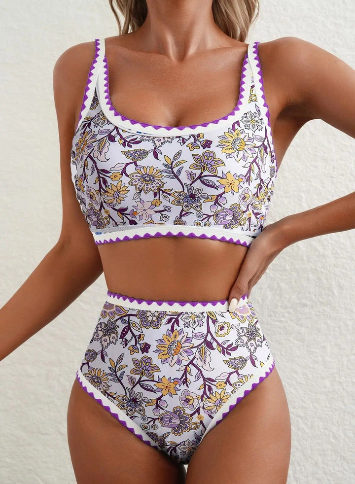 Kerstin - Hochtailliertes Bikini-Set | Figurformend, Stützend, Stylisch