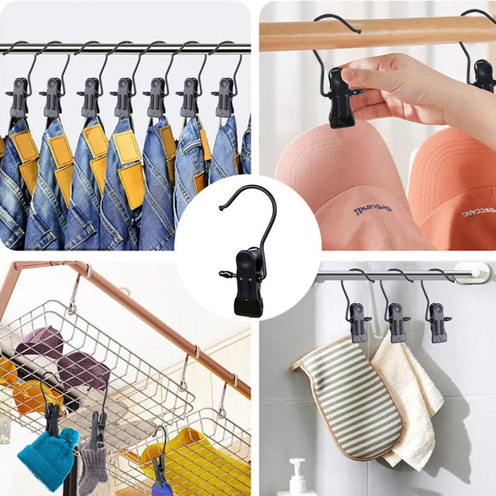 2+2 Gratis | Clipzy | Tragbare Reise-Kleiderbügel-Clips