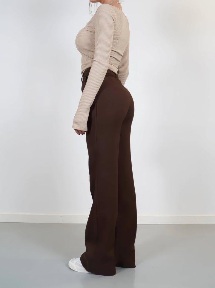 Sophia™ | Ausgestellte Hose mit hoher Taille