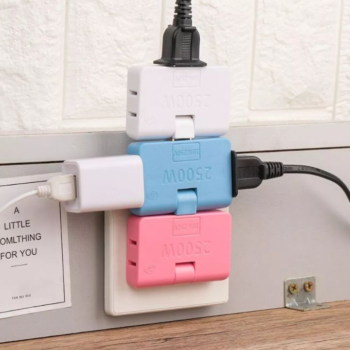 1+1 Gratis | 180° Drehbares Kompakt 3-Wege-Steckdosenadapter