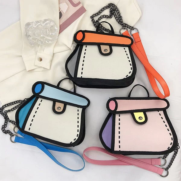 ChicBag® | 2D Cartoon Tasche