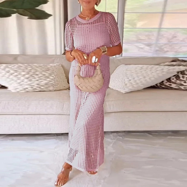 Zaya - Geraffter Ausschnitt - Zweiteiliges Set | Sonnenverwöhnte Eleganz, Müheloser Fluss