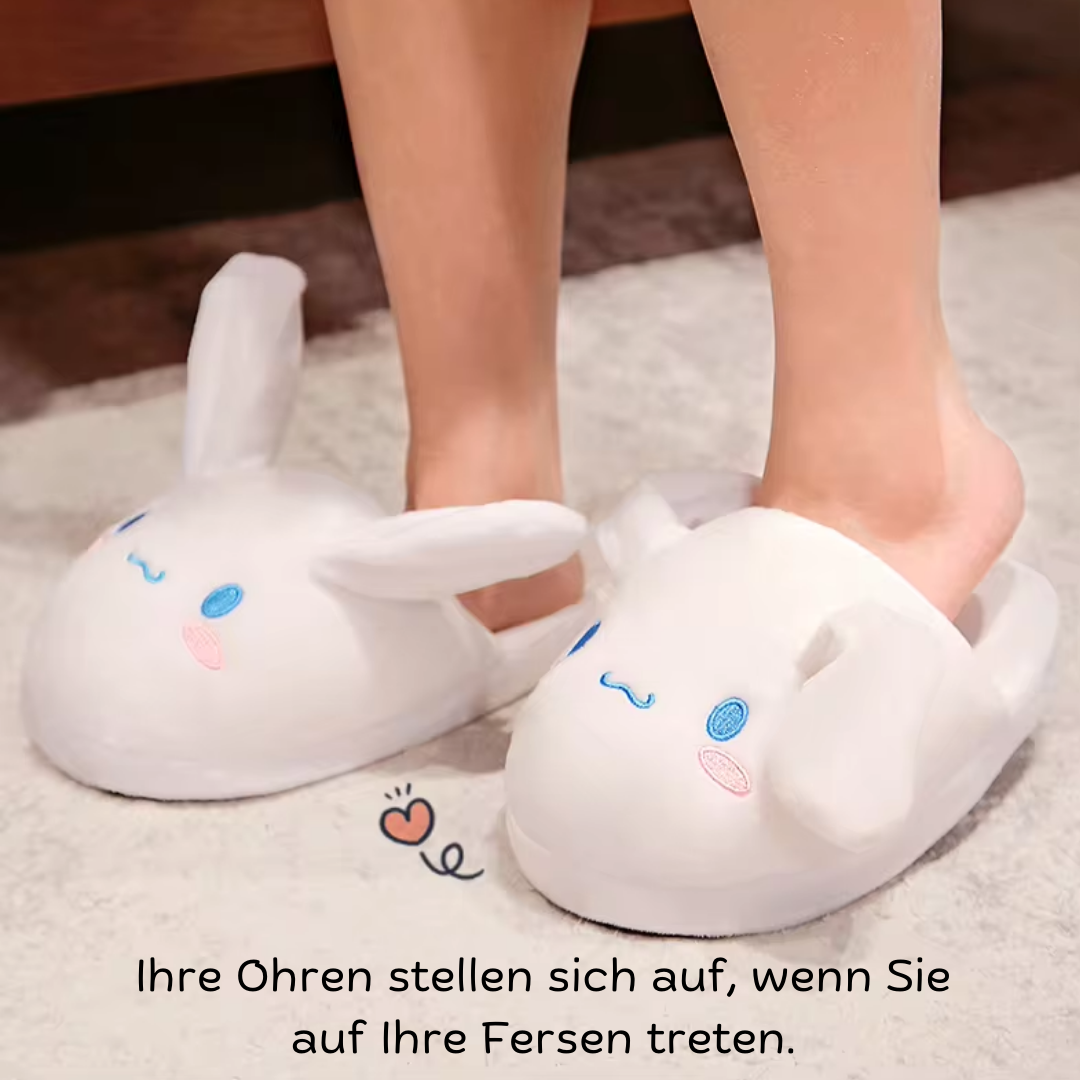 CozyToes - Bewegliche Ohren Plüschpantoffeln