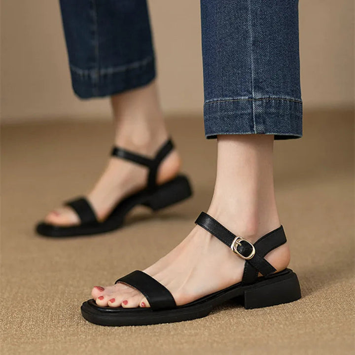 Sabine™ -  Brigitte Sandalen mit niedrigem Absatz