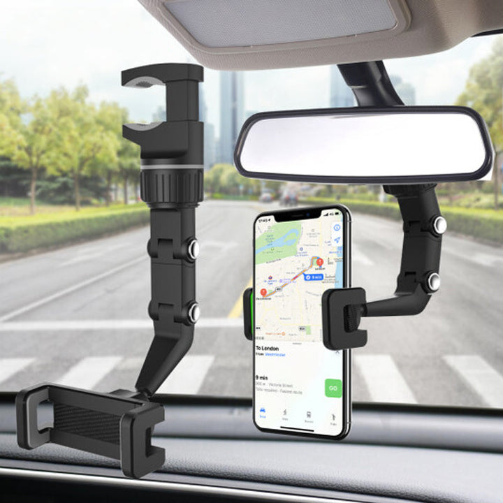 🚗 360° Rückspiegel-Handyhalterung – Flexibel, Sicher & Vielseitig!