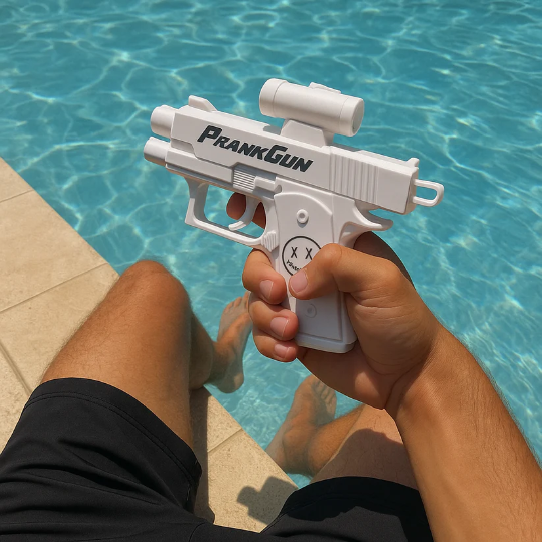 PrankGun | Doppelseitige Wasserpistole für Streiche