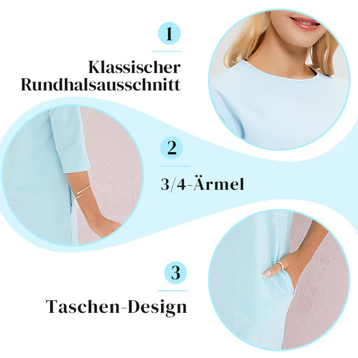 StilKomfort | Lockeres Wohlfühlkleid mit Sportivem Touch