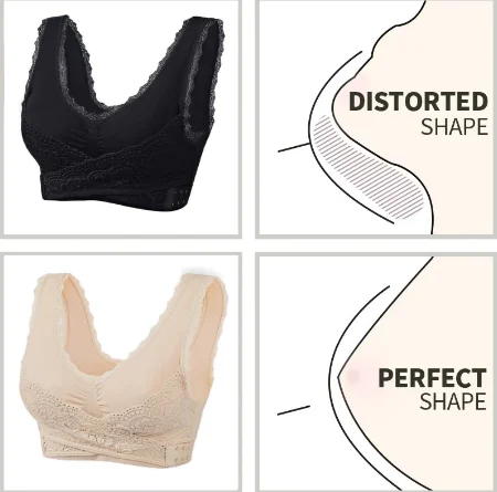 1+1 Gratis | Comfy Bra™ - Brust-Boost mit seitlicher Schnallen-Spitze