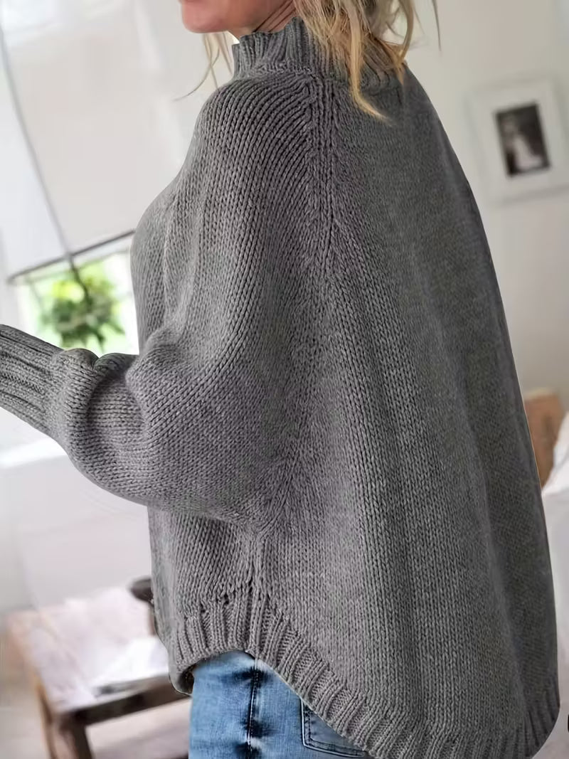 Pamella – Übergröße Pullover Mit Zopfmuster