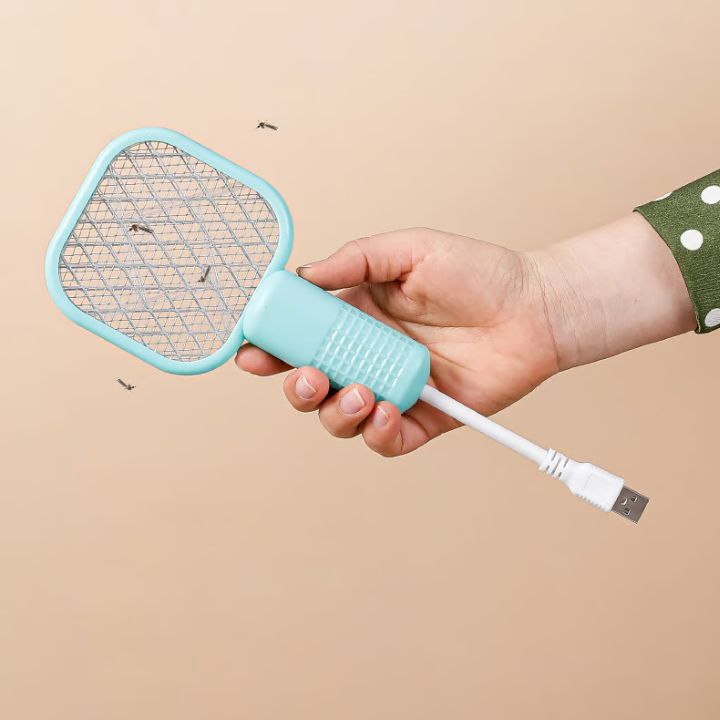 Tragbarer Elektrischer Moskitoschläger & Insektenlampe – Wiederaufladbar