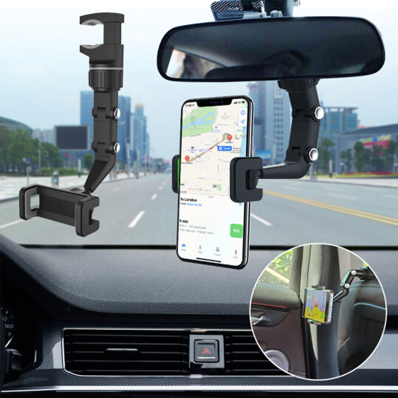 🚗 360° Rückspiegel-Handyhalterung – Flexibel, Sicher & Vielseitig!