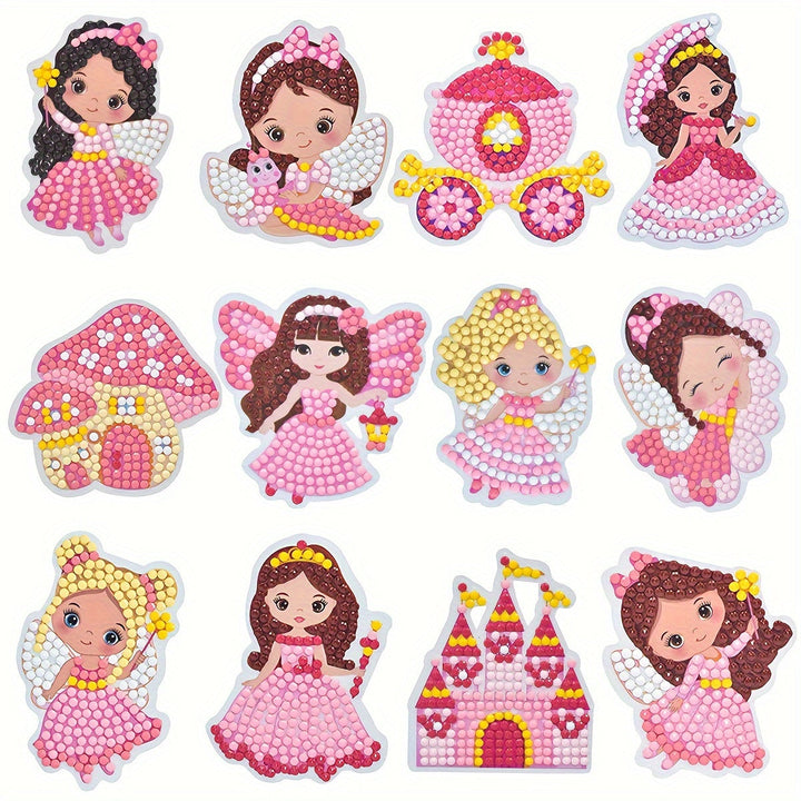 Kinderfreundliches Diamant-Sticker-Set – Mit giftfreien Glitzersteinen