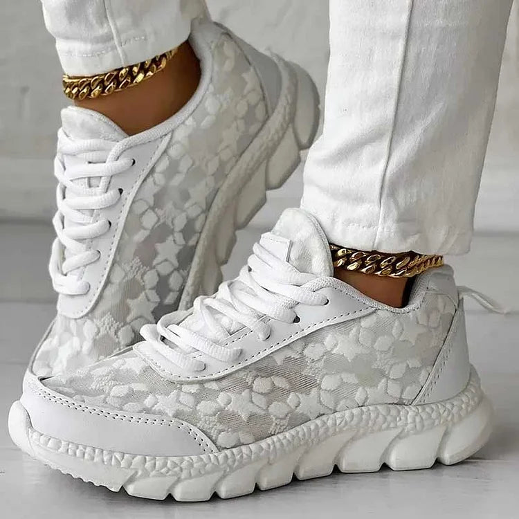 SpitzenSchritt | Atmungsaktive Spitzen-Sneaker für Damen