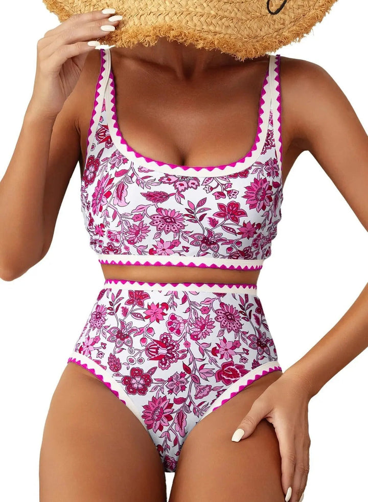 Kerstin - Hochtailliertes Bikini-Set | Figurformend, Stützend, Stylisch