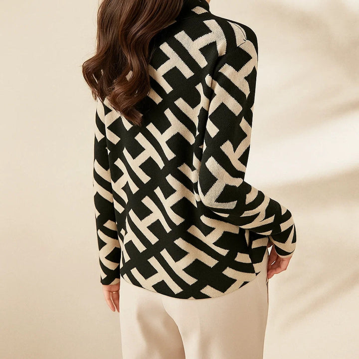 Eva Geometric Alphabet Pullover