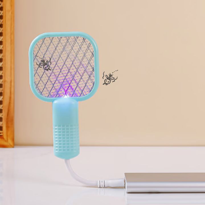 Tragbarer Elektrischer Moskitoschläger & Insektenlampe – Wiederaufladbar