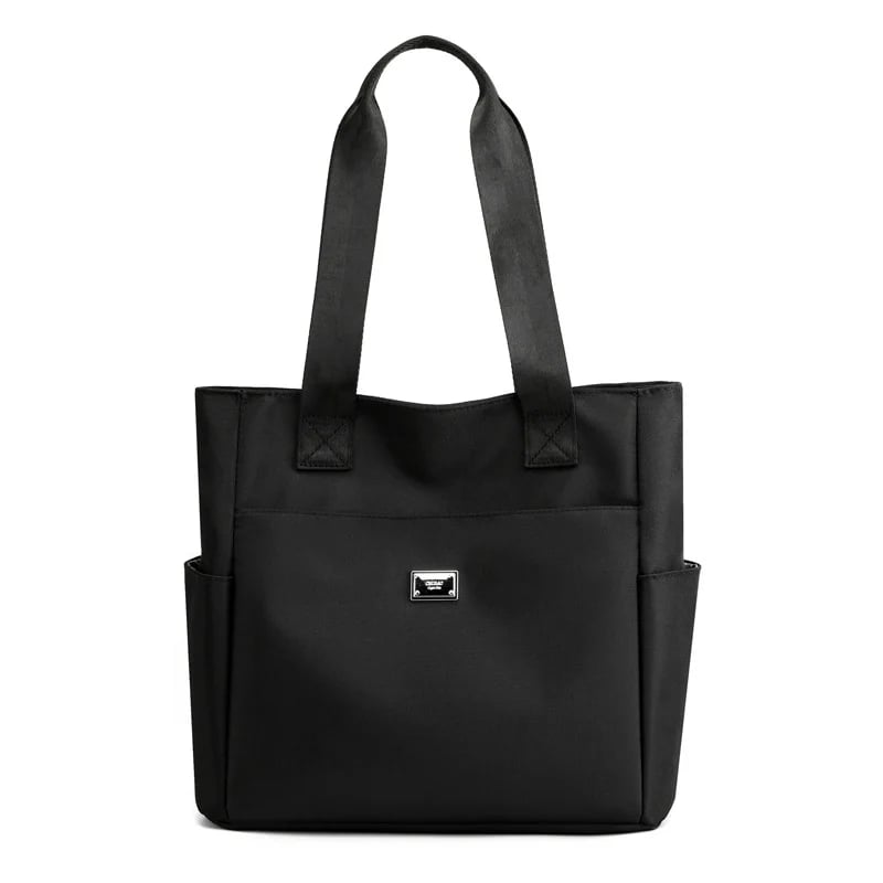 Nylon-Schultertasche mit großem Fassungsvermögen – wasserabweisend mit mehreren Taschen