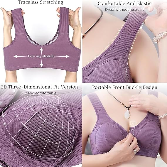 1+2 Gratis | Lisa™ Komfort-BH mit Frontverschluss