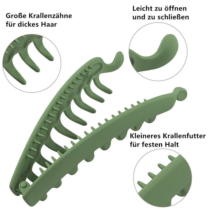 Clipana | Bananen-Haarspange (Satz von 7 Stück)