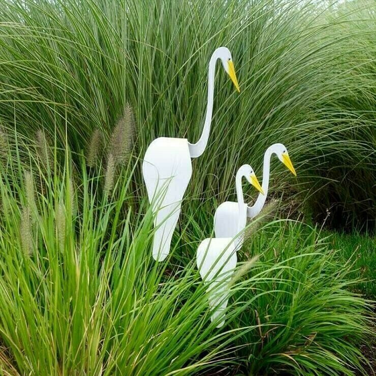 WhirlWing™ - Tanzende Vögel Garten Metall Kunst