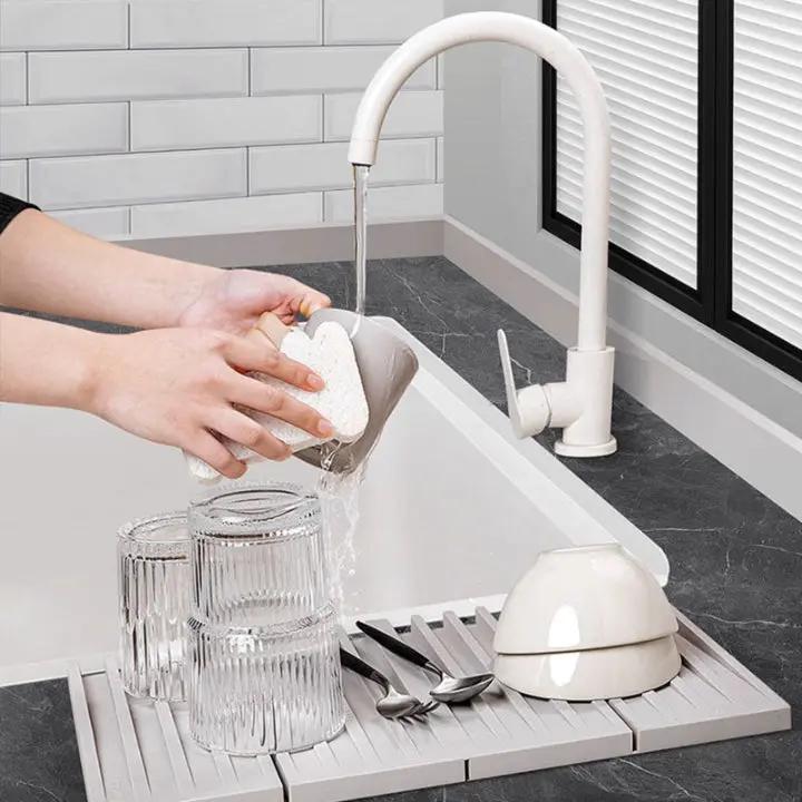 WaterDrain – Faltbare Silikonmatte zum Trocken- und Schutzhalten von Arbeitsflächen