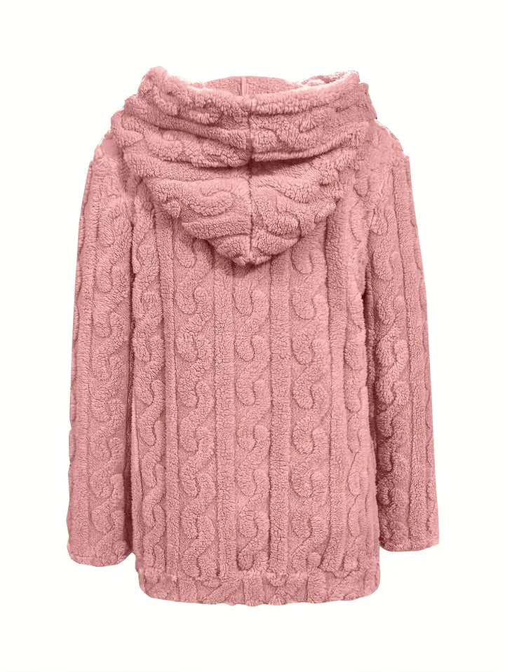 Ganka - Langarm Kapuzenpullover Mit Reißverschluss