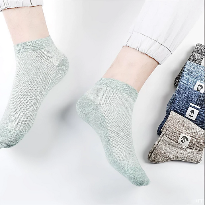 5 + 5 GRATIS HEUTE | AirSocks™ | Antibakterielle, atmungsaktive Socken