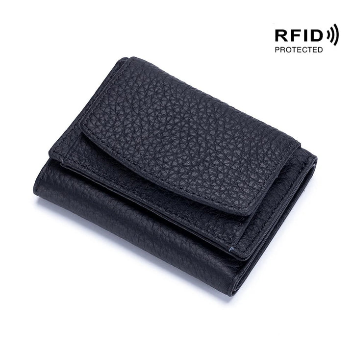 Handgefertigte Leder-RFID-Geldbörse