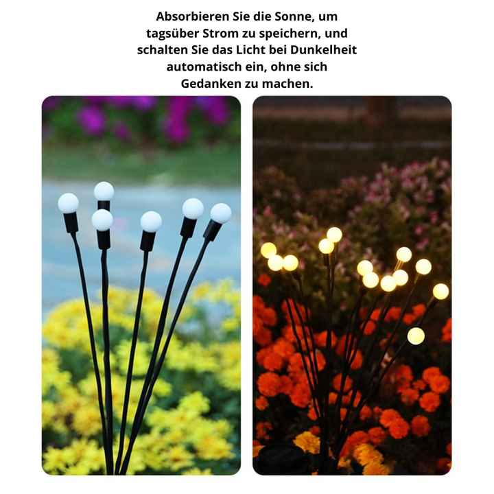 Solar LED betriebene Glühwürmchen Lichter - 2024 model!【Letzter Tag Rabatt】