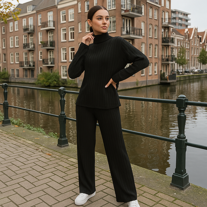 Anila | Zweiteiliges gestricktes Lounge-Set