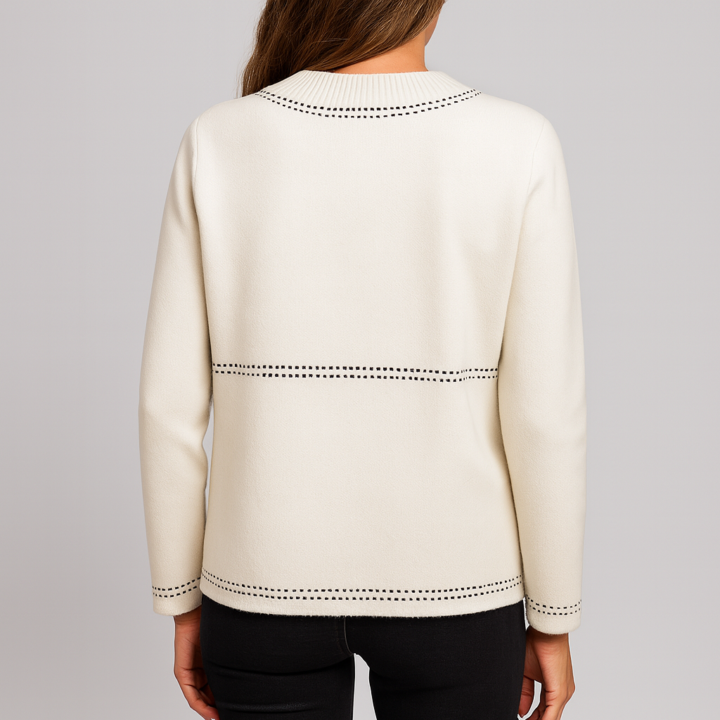 Alexa | Damen Strickjacke mit Knöpfen