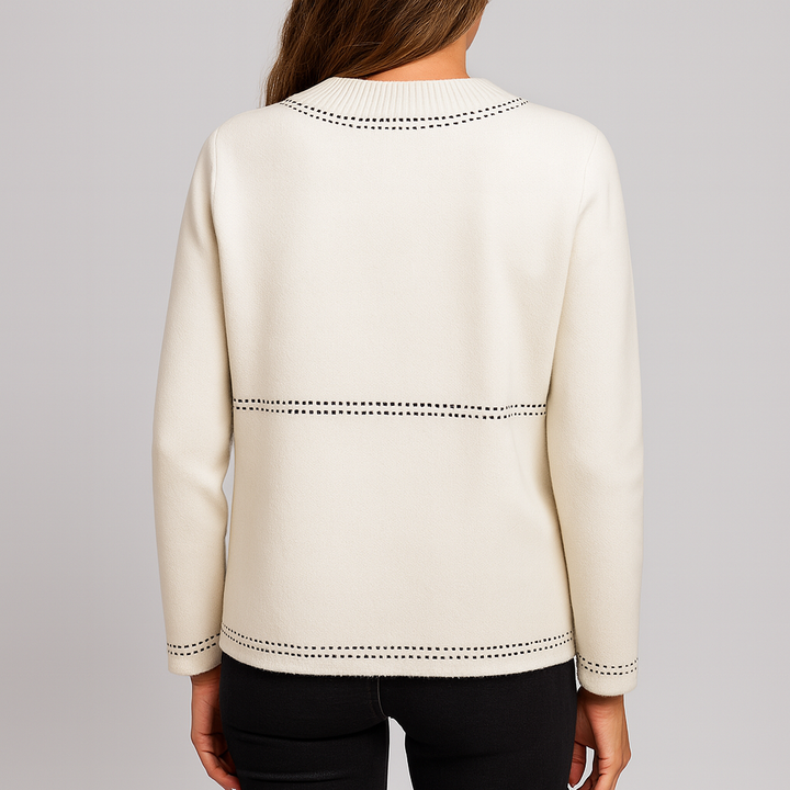 Alexa | Damen Strickjacke mit Knöpfen