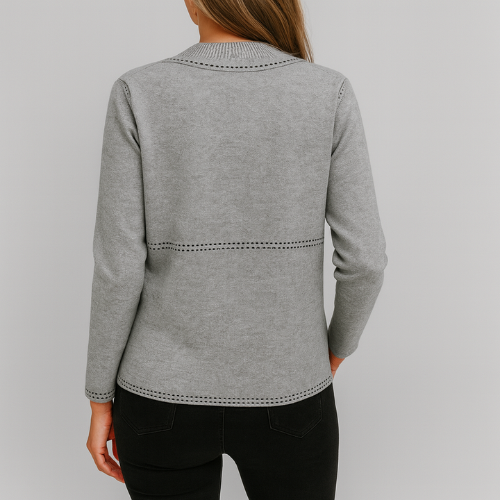 Alexa | Damen Strickjacke mit Knöpfen