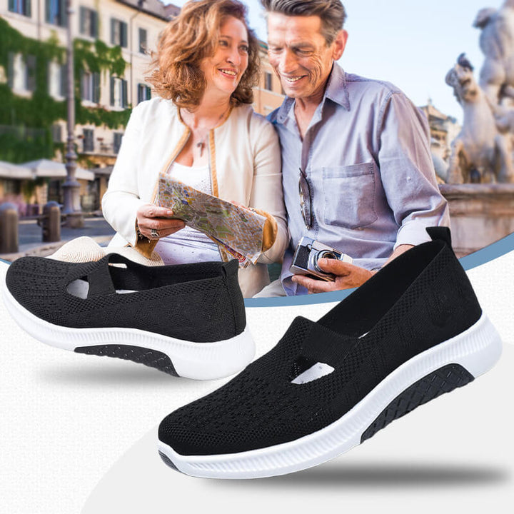 SoftStep | Rutschfeste flache schuhe mit weicher sohle