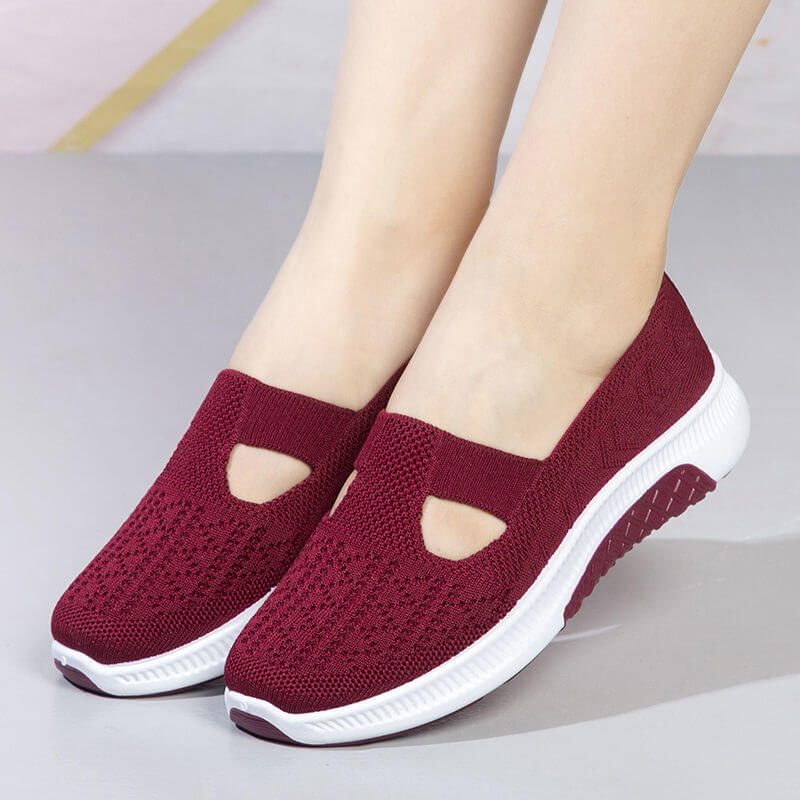 SoftStep | Rutschfeste flache schuhe mit weicher sohle