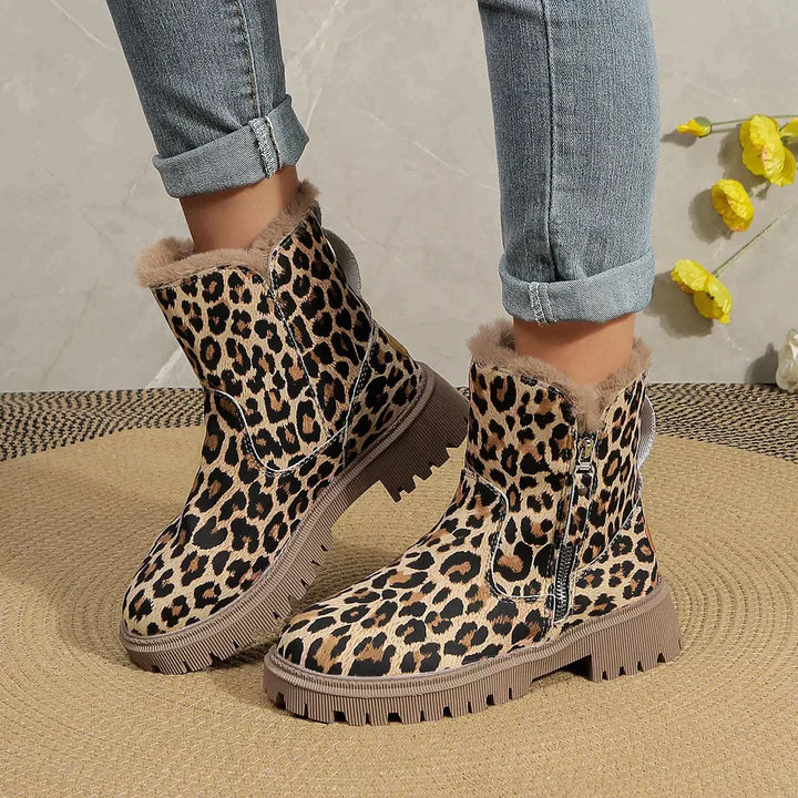 Larissa™ | Stylische Stiefel mit Leopardenmuster