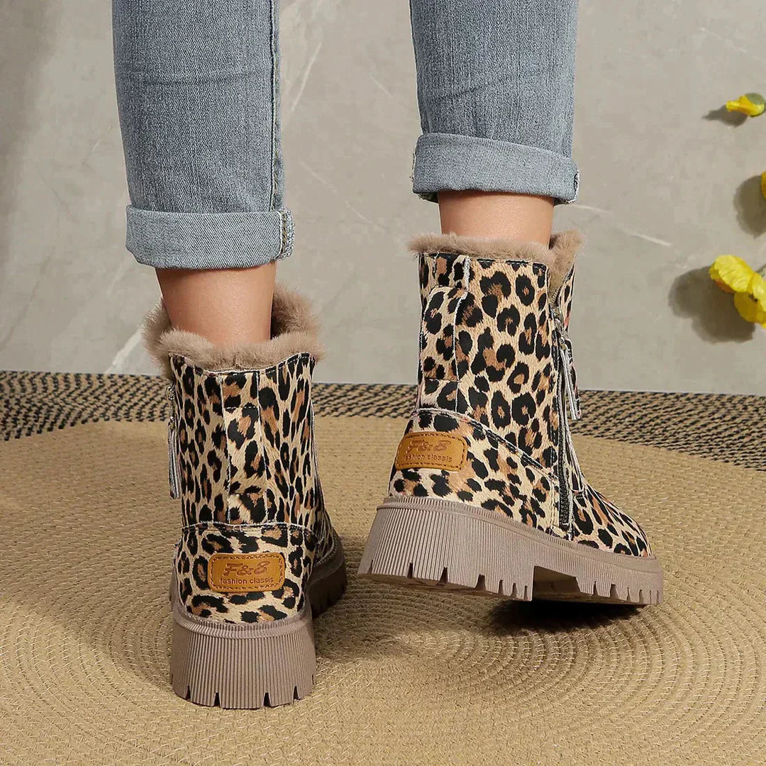 Larissa™ | Stylische Stiefel mit Leopardenmuster